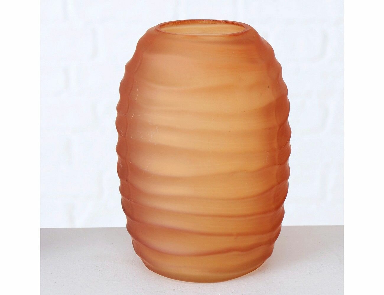 Стеклянная ваза, 16 см — фото 1