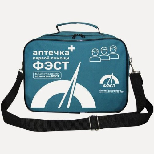Изображение товара Аптечка Фэст Предприятие ФЭСТ для оказания работниками первой помощи пострадавшим футляр сумка 0370 (приказ 262н)
