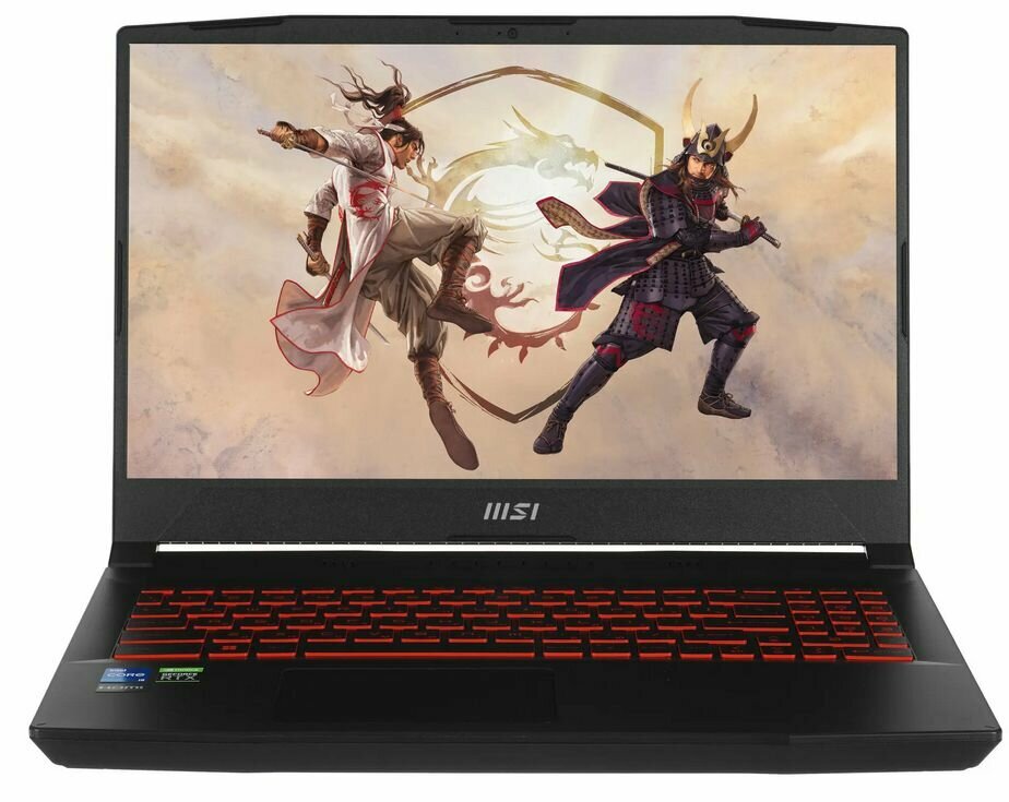15.6" Ноутбук MSI Katana GF66 12UE-1060RU (9S7-158332-1060) черный - 1920x1080, IPS, Intel Core i5-12450H, ядра: 8 х 2 ГГц, 16 ГБ, SSD 512 ГБ, GeForce RTX 3060 для ноутбуков - 6 ГБ, Windows 11 Home