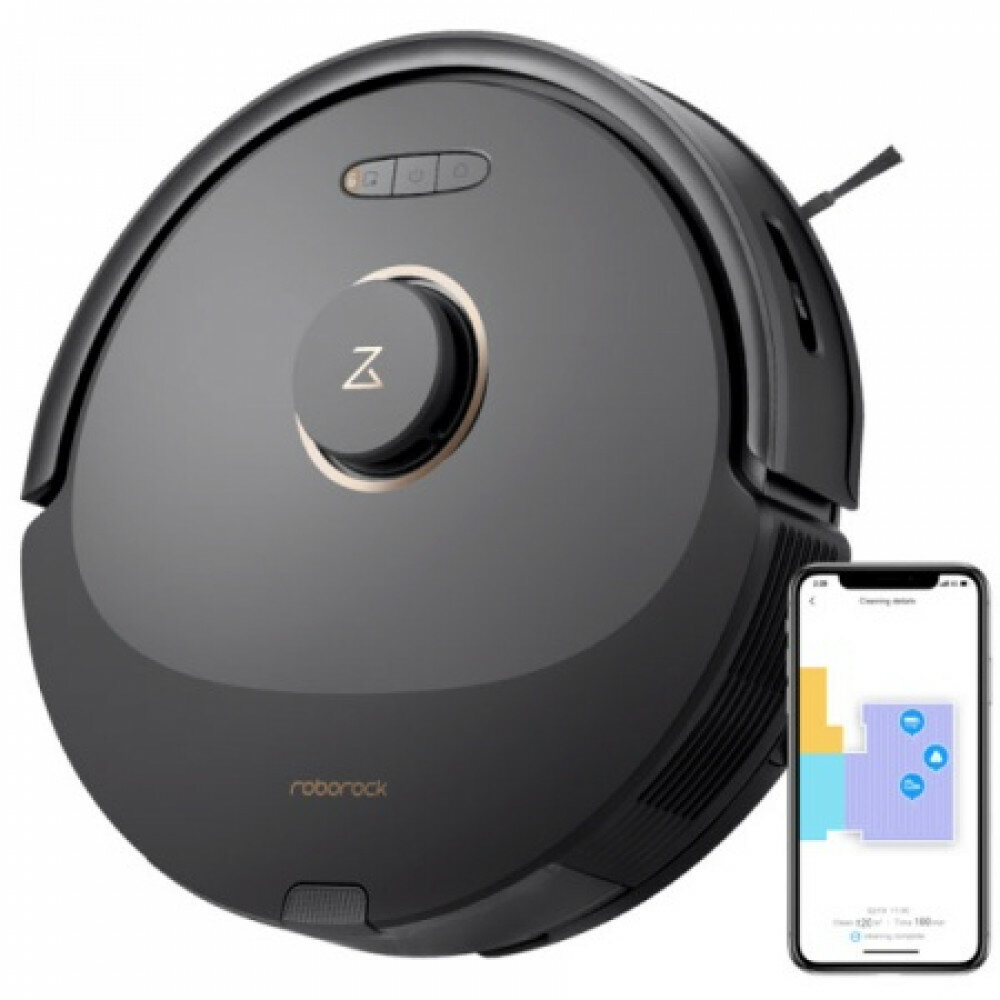 Робот-пылесос Roborock Q8 Max (EU) Черный, Мощность всасывания 5500 Па, умная навигация, сухая/влажная уборка