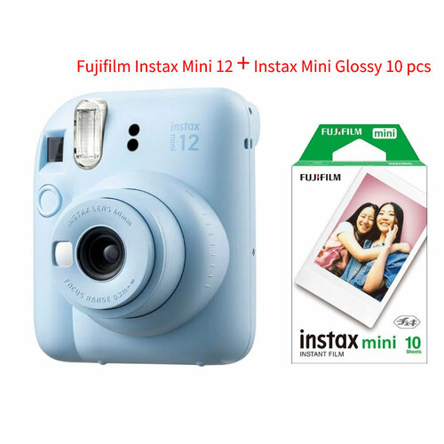 Фотоаппарат моментальной печати Fujifilm Instax Mini 12 Pastel Blue Instax Mini Glossy 10pcs 1799000₽