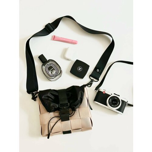 Сумка кросс-боди NODO, фактура плетеная, гладкая, бежевый (151)