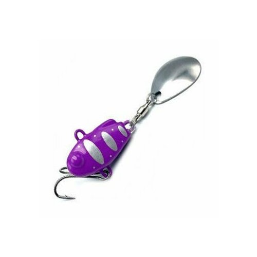 Тейл-спиннер НАШ ТС-1 10 гр цвет #04 Фиолетовый-Серебро