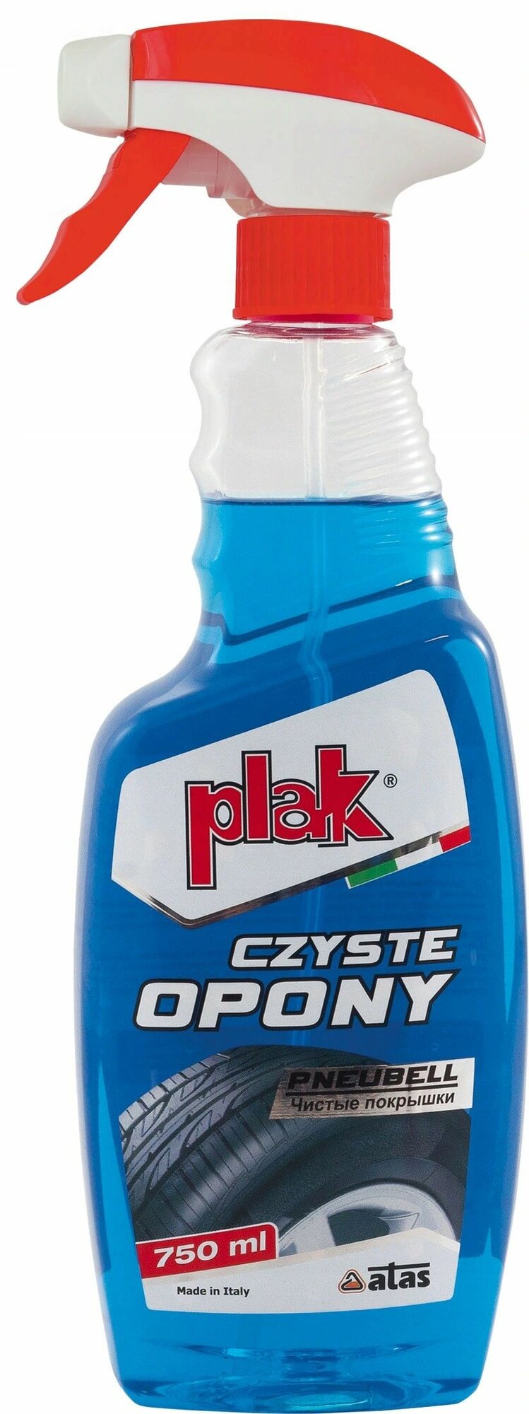 Чернитель шин PLAK Pneubell глянец, 750 мл триггер.
