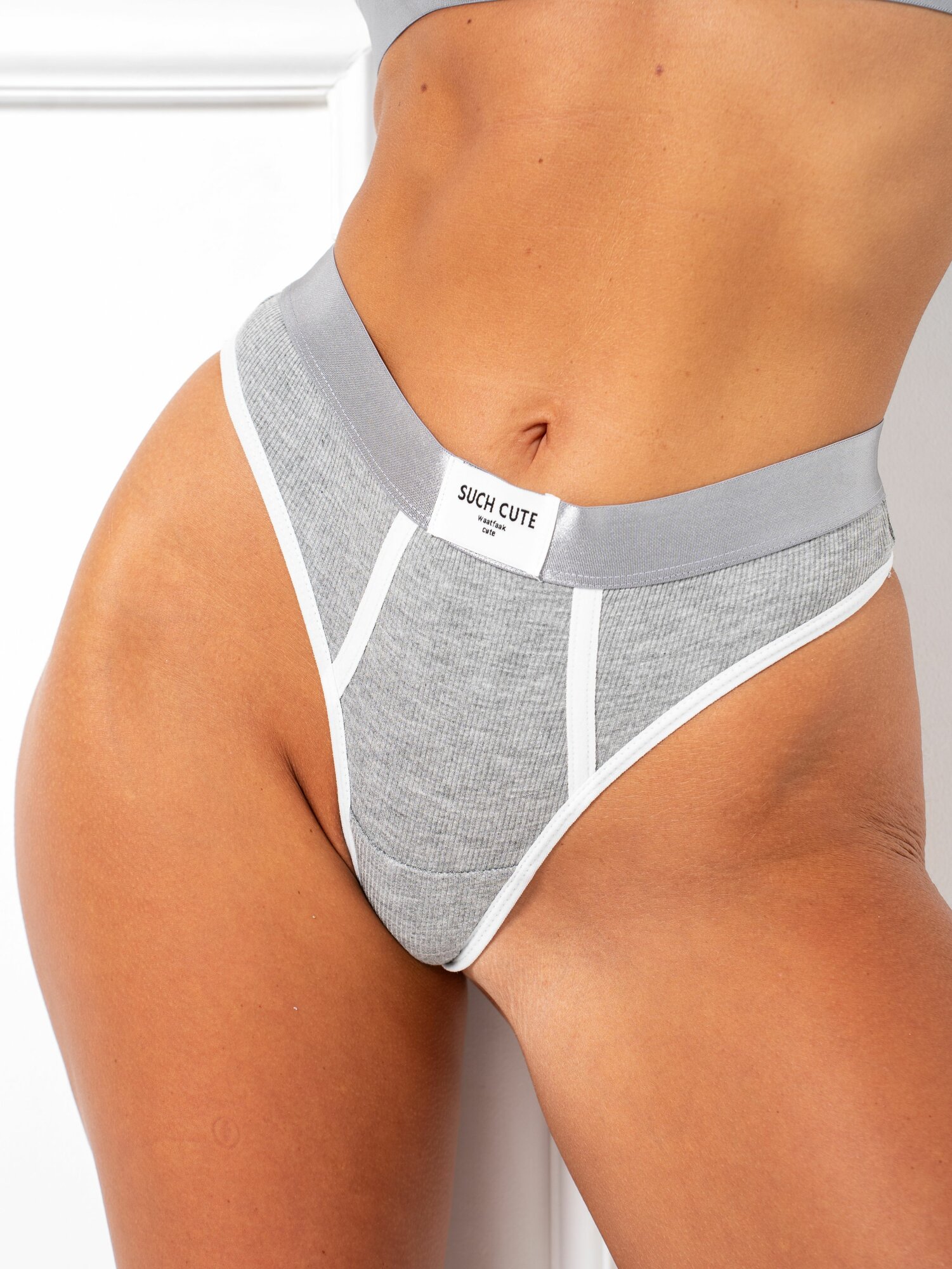 Комплект нижнего белья MICHAEL ACOSTA, размер ЕДИНЫЙ, серый — фото 1