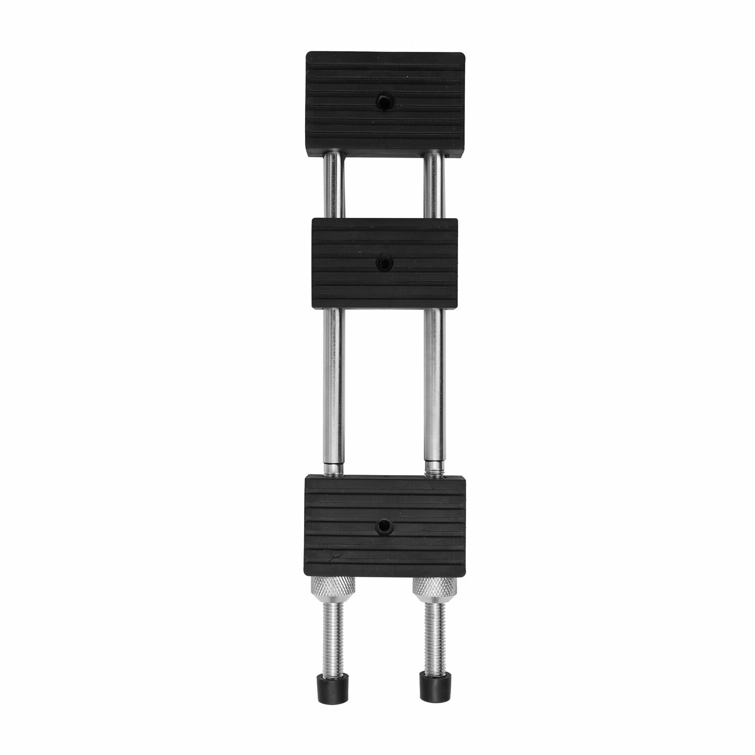 Держатель для заточки камней Whetstone Holder Grindstone Base Fix Bracket Adjustable Non-Slip, цвет: черный+серебристый, материал: ABS, резина, сталь, размер изделия: 290*71*30мм / 11.4*2.8*1.2дюйма, вес изделия: 583г / 1.3фунта, размер упаковки: