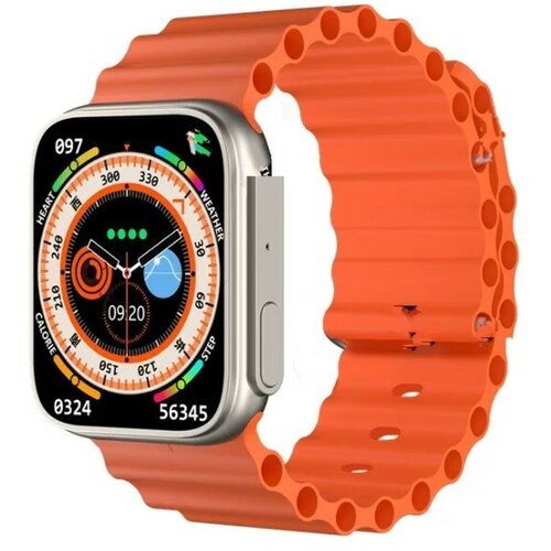 Смарт-часы Watch 8 серии Ultra с беспроводной зарядкой 49mm T800 Ultra HIwatch PRO - gold 152200₽