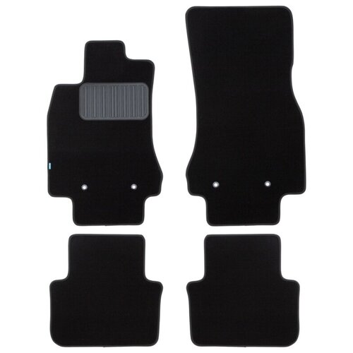 фото Коврики в салон klever premium jaguar xf 2009->, седан, 4 шт. (текстиль, бежевые), klever03230122110kh