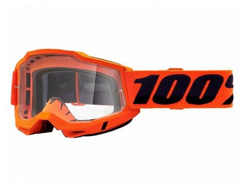 Очки 100% Accuri 2 OTG Goggle Fluo Yellow / Clear Lens (50224-101-04)