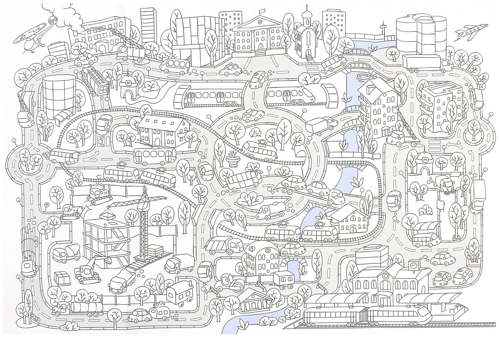 По стенам висели огромные раскрашенные чертежи и географические карты