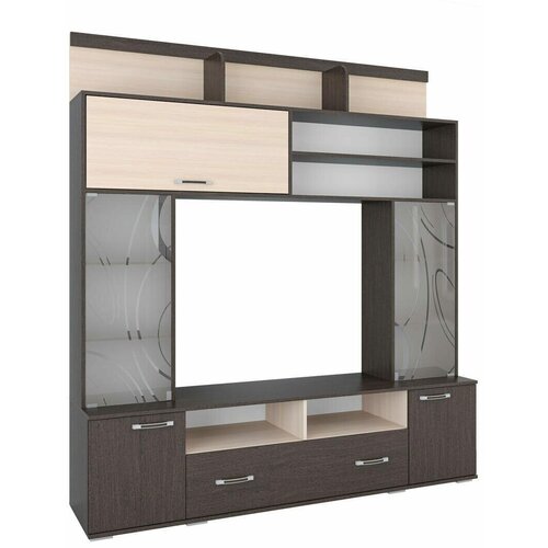 Центральная секция ОГЦС-2 Оскар-18 ЛДСП стекло тэкс венгедуб молочный 18990₽