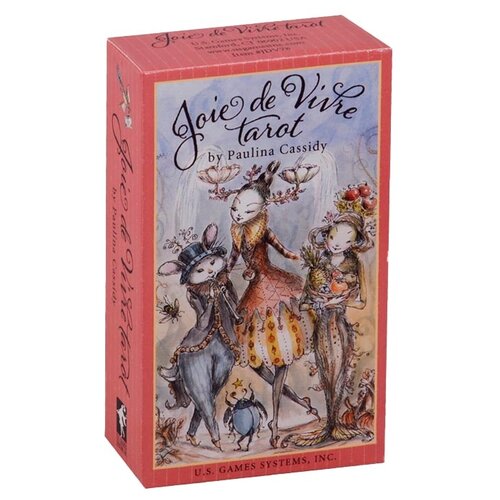 Гадальные карты U.S. Games Systems Таро Joie de vivre Tarot, 78 карт, розовый/голубой, 240 star suzanne the unicorn tarot deck and book set