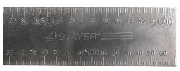 STAYER 400 х 600 мм, широкий цельнометаллический угольник, Professional (34342-60)