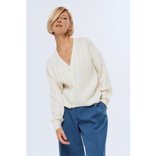 Кардиган BonnyWool, размер XS/S, белый