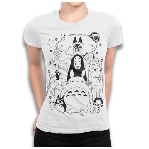 фото Футболка dream shirts студия гибли женская 2xl белая