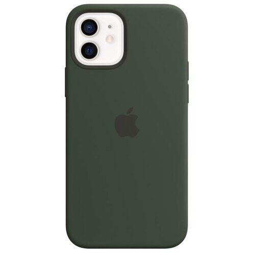 Чехол защитный TPU на Apple iPhone 12 mini / Темно-зеленый