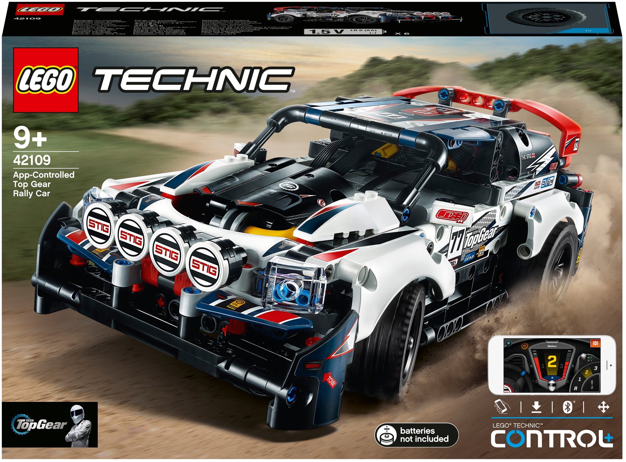 Lego Конструктор LEGO Technic 42109 App-Controlled Top Gear Rally Car