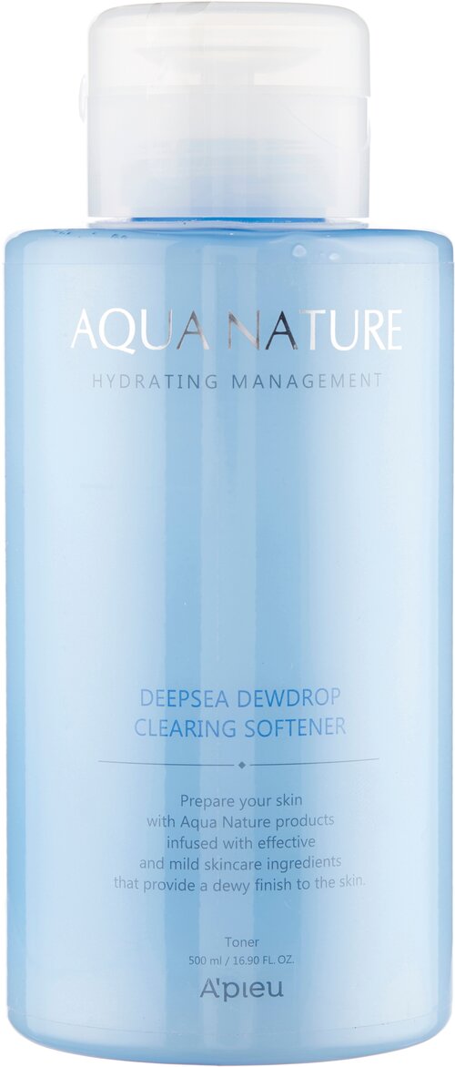 APIEU Софтнер очищающий Aqua Nature Deep-Sea Dewdrop Clearing, 500 мл