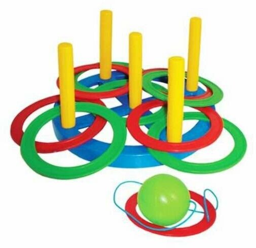 Пластмастер Игровой набор Кольцеброс Поймай шарик 2 в 1