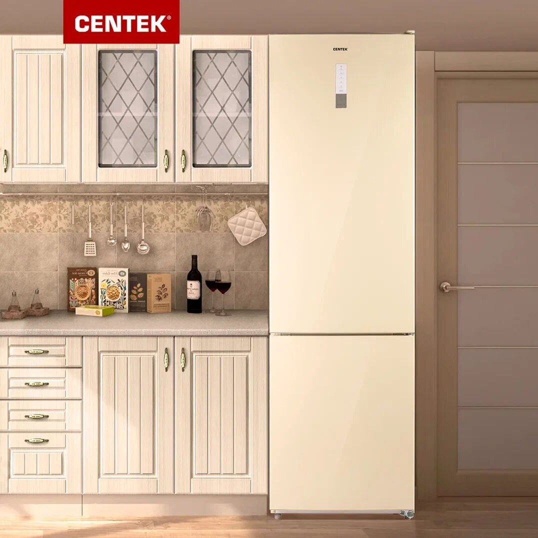 Холодильник Centek CT-1733 NF BEIGE - фотография № 9