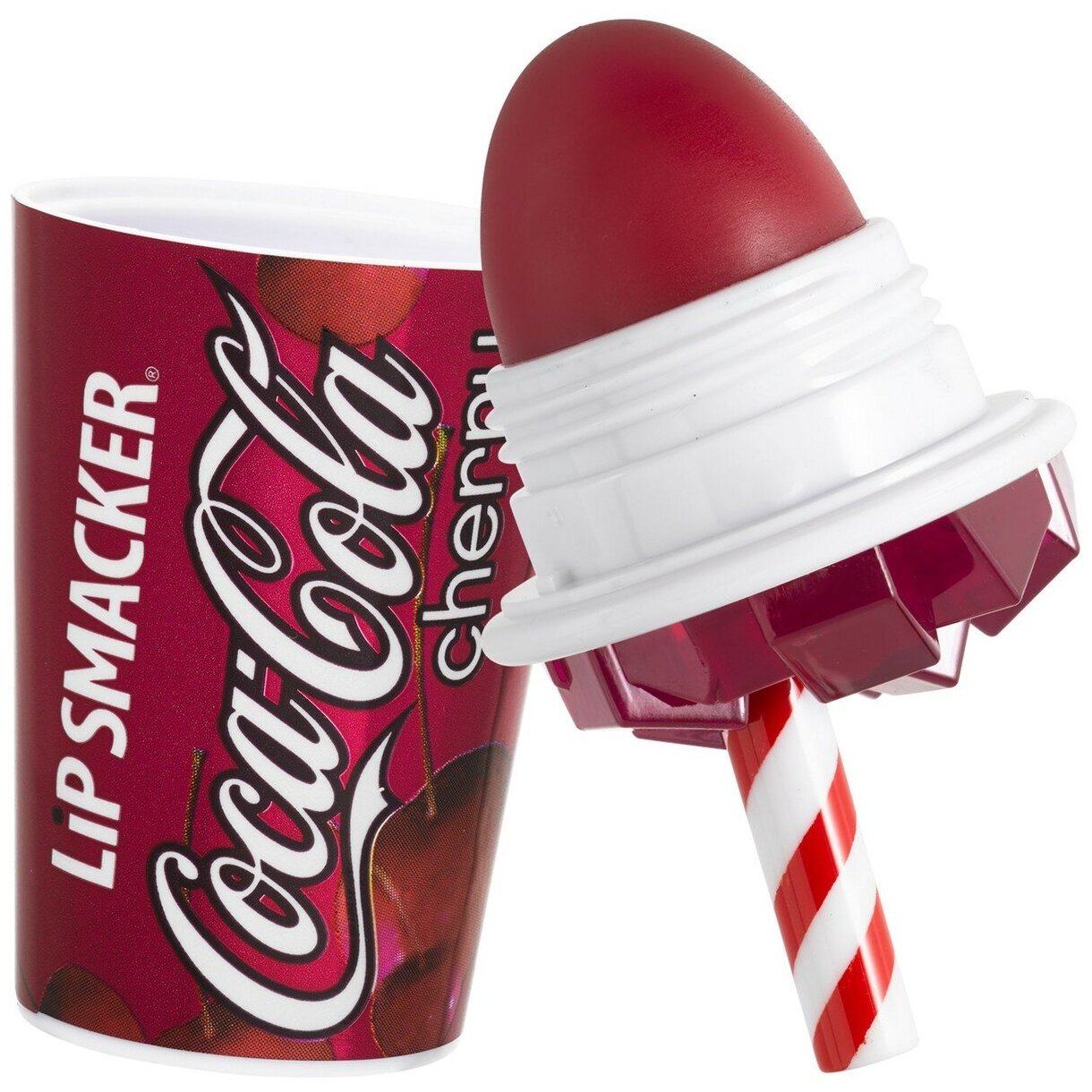 Бальзам для губ Lip smacker (Липсмайкер) с ароматом coca-cola cherry 7,4г Markwins Beauty Brands CN - фото №2