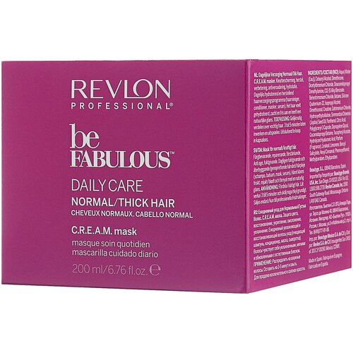 Купить Revlon, Be Fabulous, Маска для нормальных, гутсых волос, 200 мл, Revlon Professional