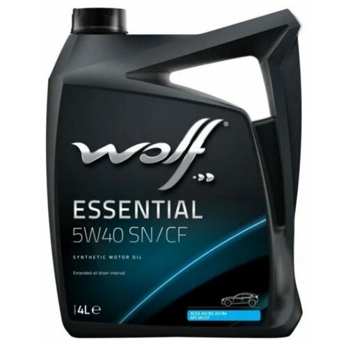 Моторное масло Wolf ESSENTIAL 5W40 4Л