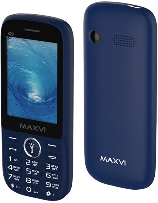 Телефон MAXVI K20, 2 SIM, blue