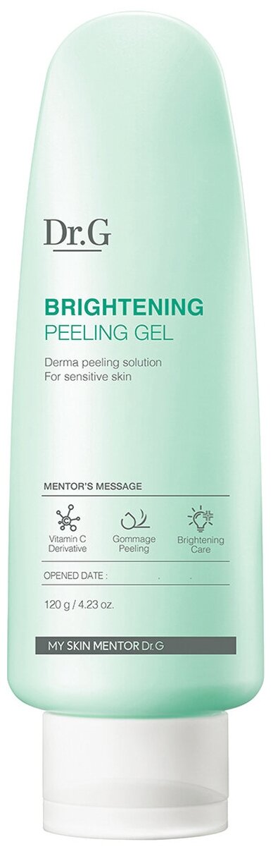 Dr.G кераторегулирующий пилинг-скатка (120гр) Brightening Peeling Gel - нежнейший пилинг-скатка.