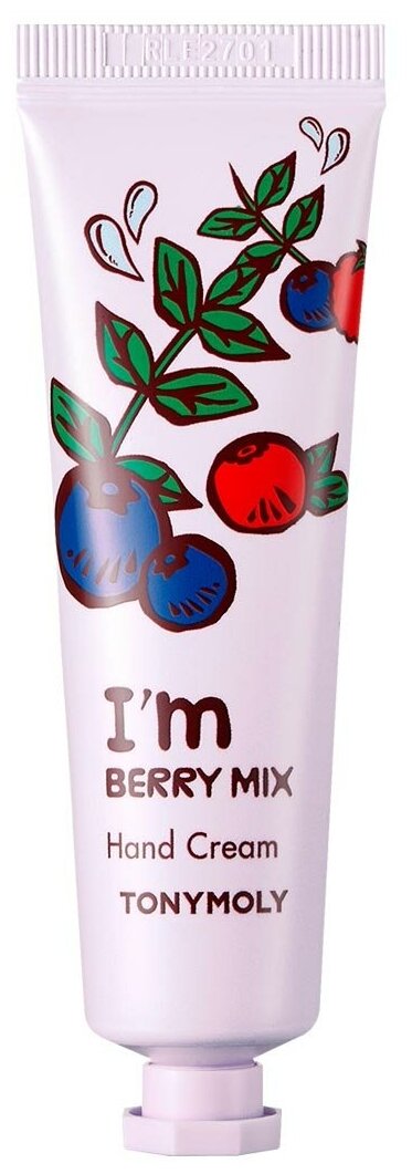 TONYMOLY I’M HAND CREAM BERRY MIX Увлажняющий крем для рук с экстрактами ягод 30мл