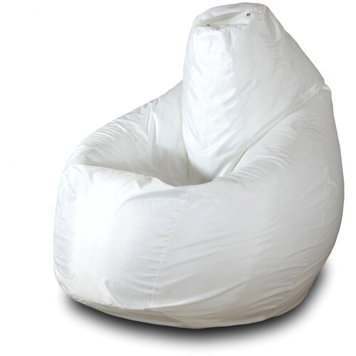 фото Пазитифчик кресло-груша однотонная 01 белый оксфорд