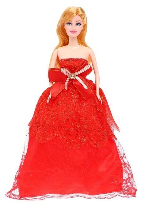 Кукла-модель «Синтия» в платье, микс
