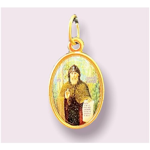фото Подвеска медальон серафим вырицкий, преподобный нет бренда