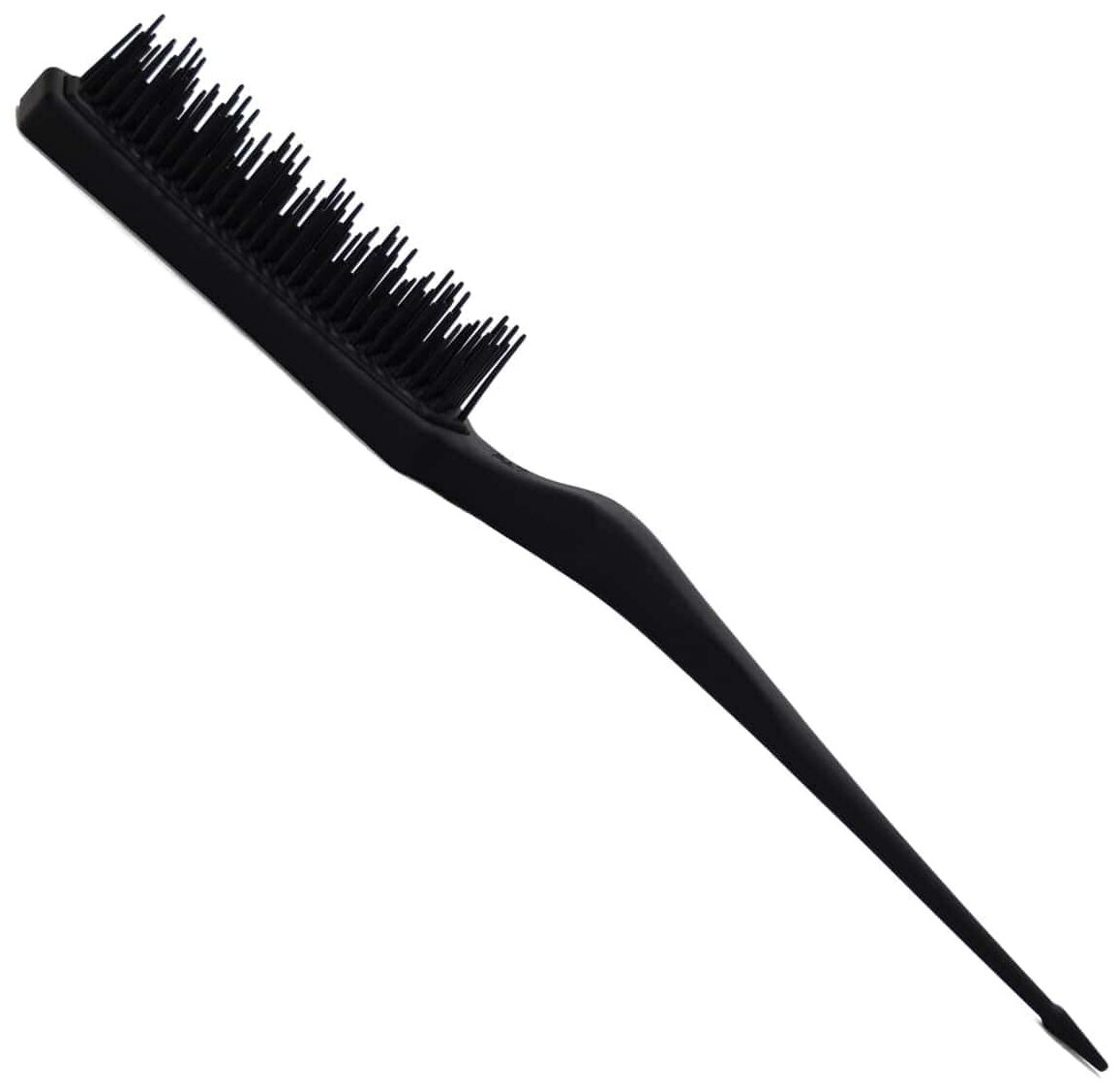Расческа парикмахерская KAPOUS PROFESSIONAL узкая трехуровневая щетина черного цвета 1 шт