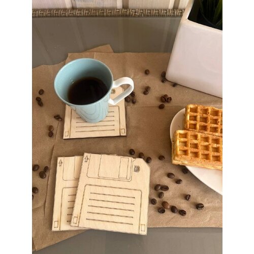 Подставка под кружку Дискета под стакан 350₽