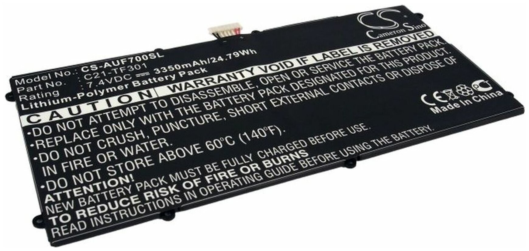 Аккумулятор для планшетов Asus Eee Pad Transformer TF700T Infinity (C21-TF301 C21-TF201P C21-TF500T) 3350мАч
