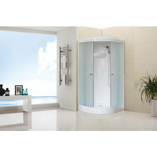 Душевая кабина Royal Bath RB90HK1-M 90x90 профиль белый/стекло матовое душевая кабина royal bath bk1 90x90 хром rb90bk1 t