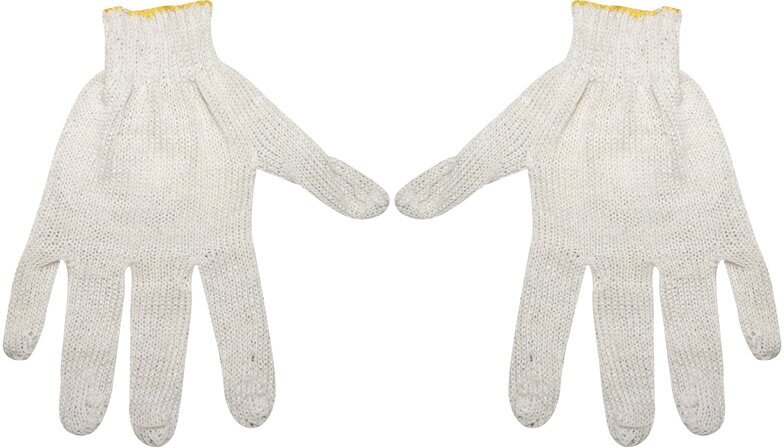 фото Перчатки х/б "Эконом" 7,5-8 класс, 3 нити