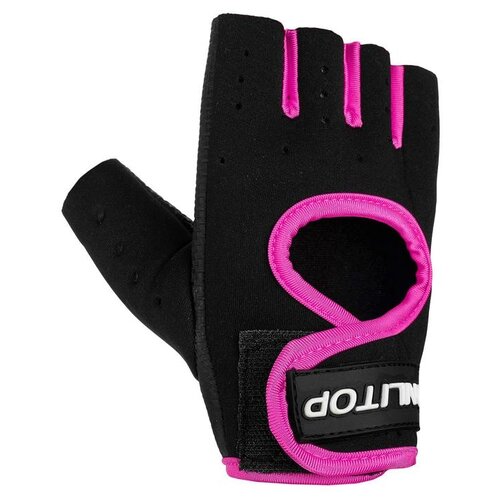 фото Перчатки спортивные, размер xl, цвет чёрный/розовый onlitop