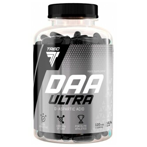 Тестобустер повышение тестостерона D-аспарагиновая кислота TREC Nutrition DAA Ultra - 120 капсул