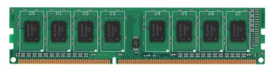 Память DDR3 8Gb QUMO PC10660/1333MHz, 1.5v, CL9, QUM3U-8G1333C9, RTL
