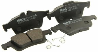 Дисковые тормозные колодки задние MANDO MPA08 для Ford, Mazda, Volvo, Opel, Nissan (4 шт.)