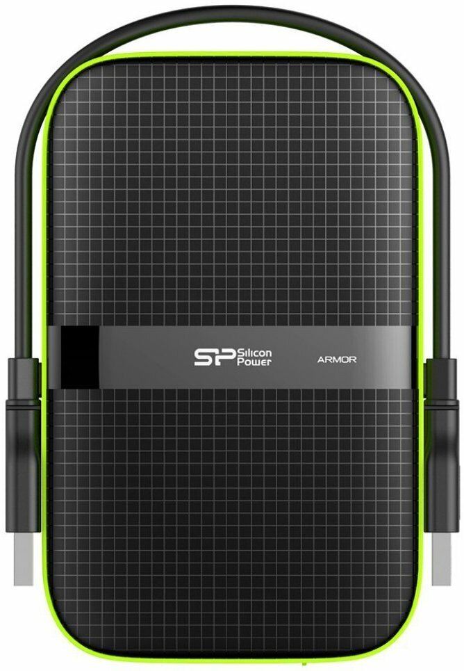 Внешний жёсткий диск 2Tb Silicon Power Armor A60 Black (SP020TBPHDA60S3K)