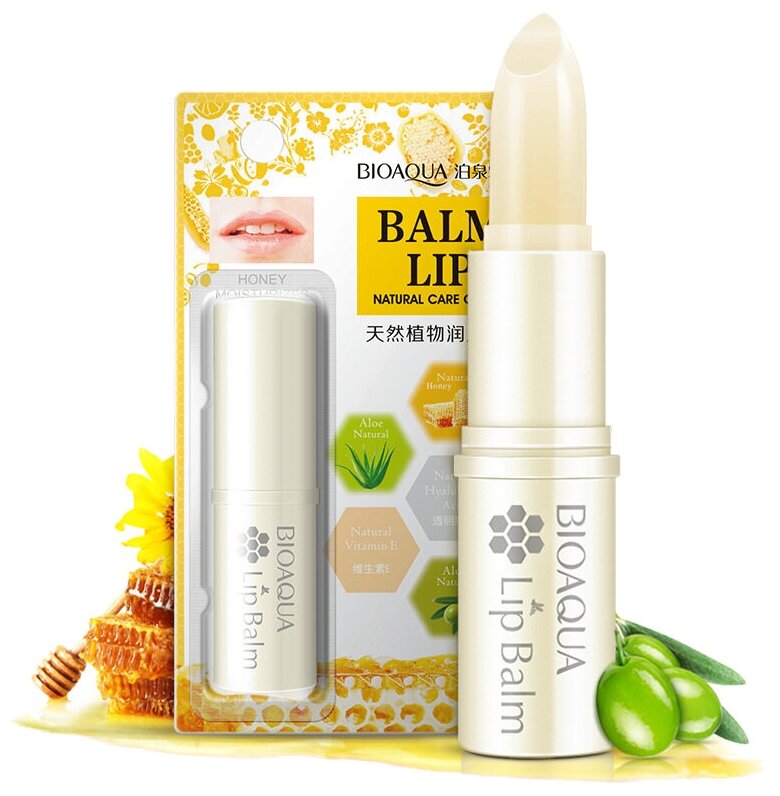 фото BioAqua Бальзам для губ Honey