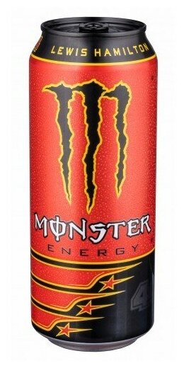 Энергетический напиток Monster Energy Lewis Hamilton (Великобритания) 500 ml * 3 шт. Европа - фотография № 4