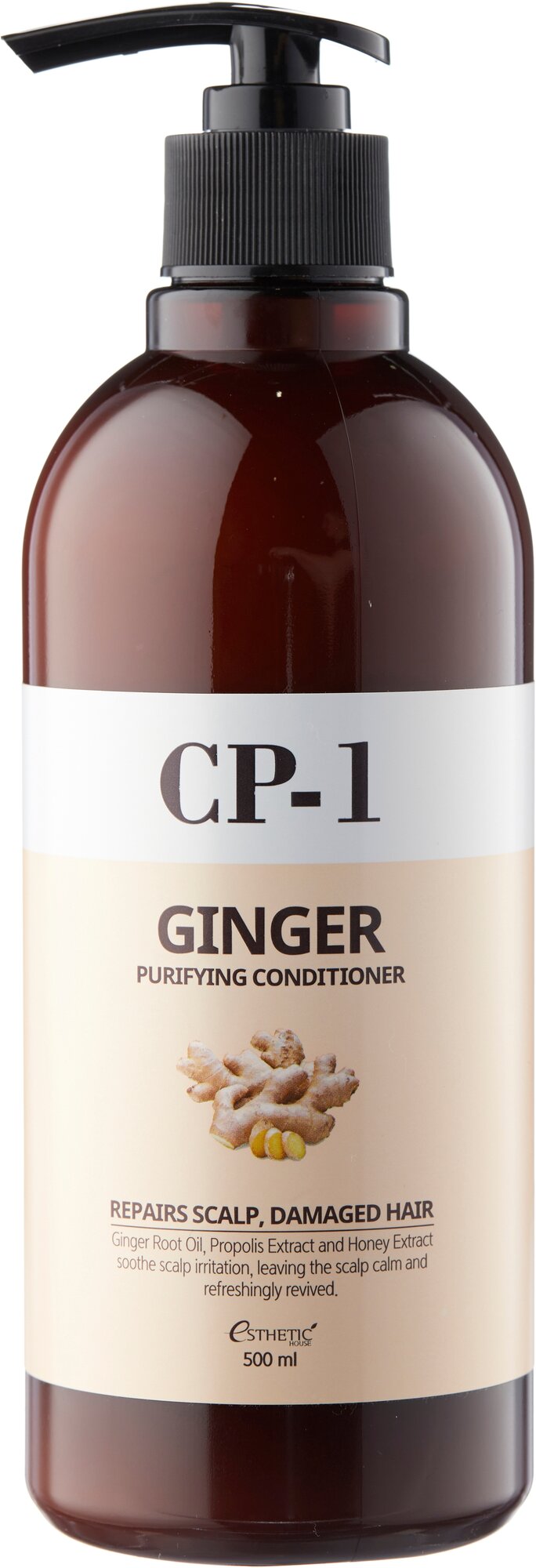 Esthetic House CP-1 Ginger Purifuing Conditioner Кондиционер для восстановления поврежденных волос с имбирем 500 мл