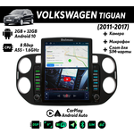 Штатная магнитола для Volkswagen Tiguan (2011-2017) на Android (DSP, CarPlay , SIM, Микрофон, GPS, 4G, Wi-Fi - 2/32 Гб, 8 ядер) - Dolmax TS-VW-TIG11 - изображение