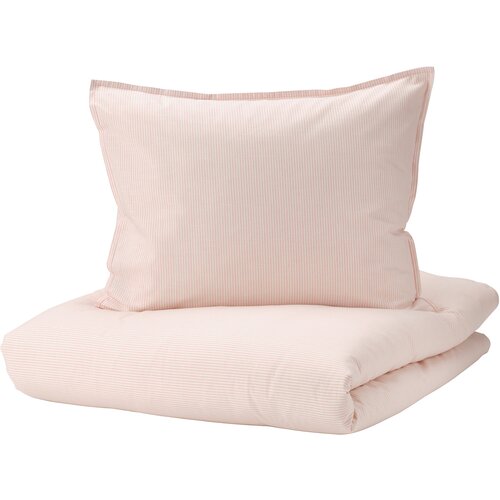 Пододеяльник и 2 наволочки BELLADONNA Шведский Дом (аналог икеа BERGPALM бергпалм), 200x200/50x70, розовый