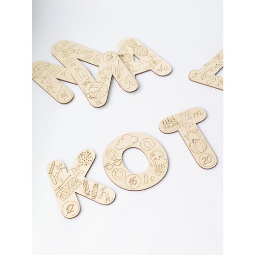 Деревянная раскраска тароса 