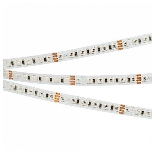 Светодиодная лента RT-G120-8MM 24V RGB (11 W/M, IP20, 3838, 5M) (ARLIGHT, открытый) 120 LED на 1М